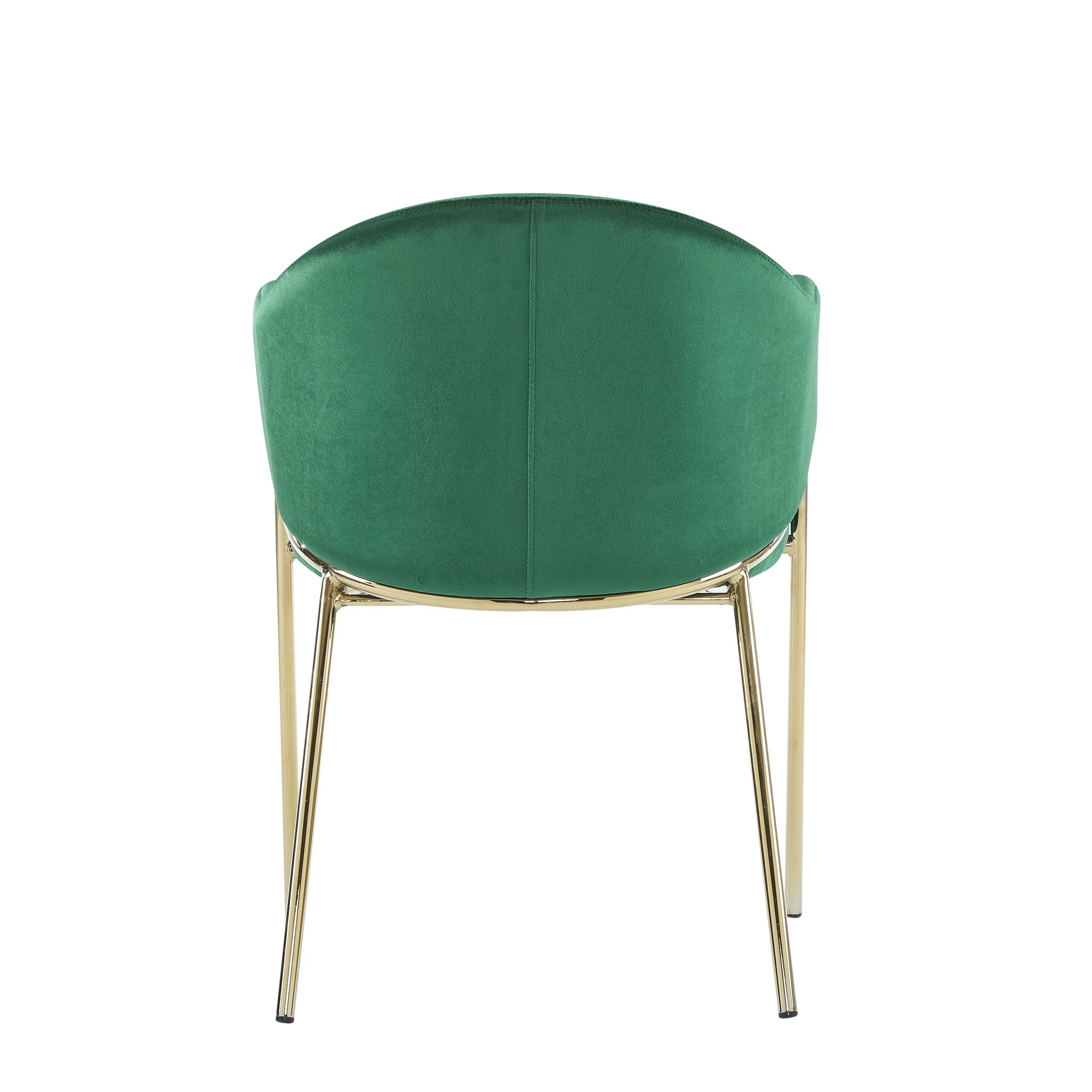 Modern Upholstered Dining Chair With Frame And Plush Velvet