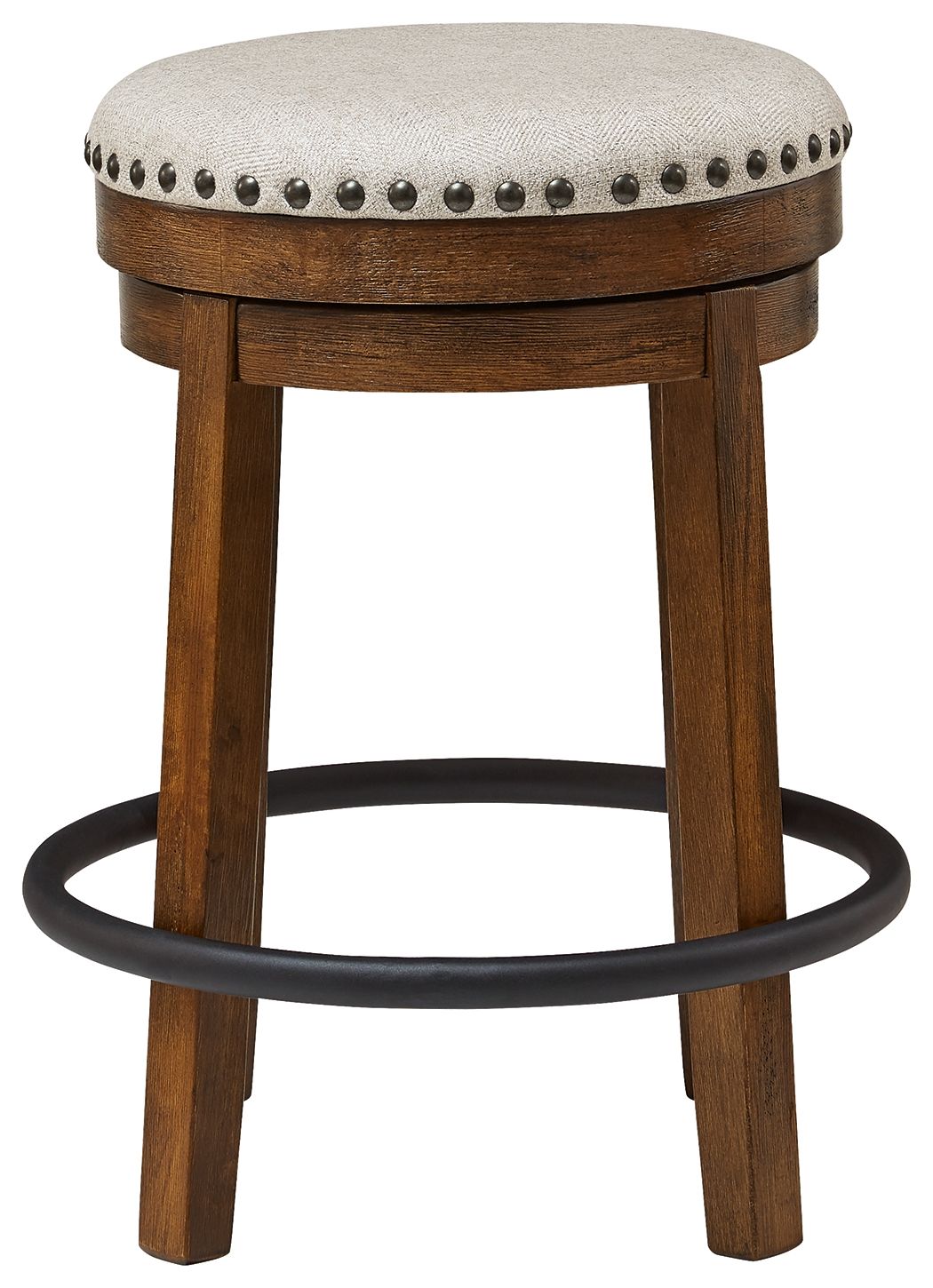 Signature Design by Ashley® Valebeck - Upholstered Swivel Stool | Meri Furniture