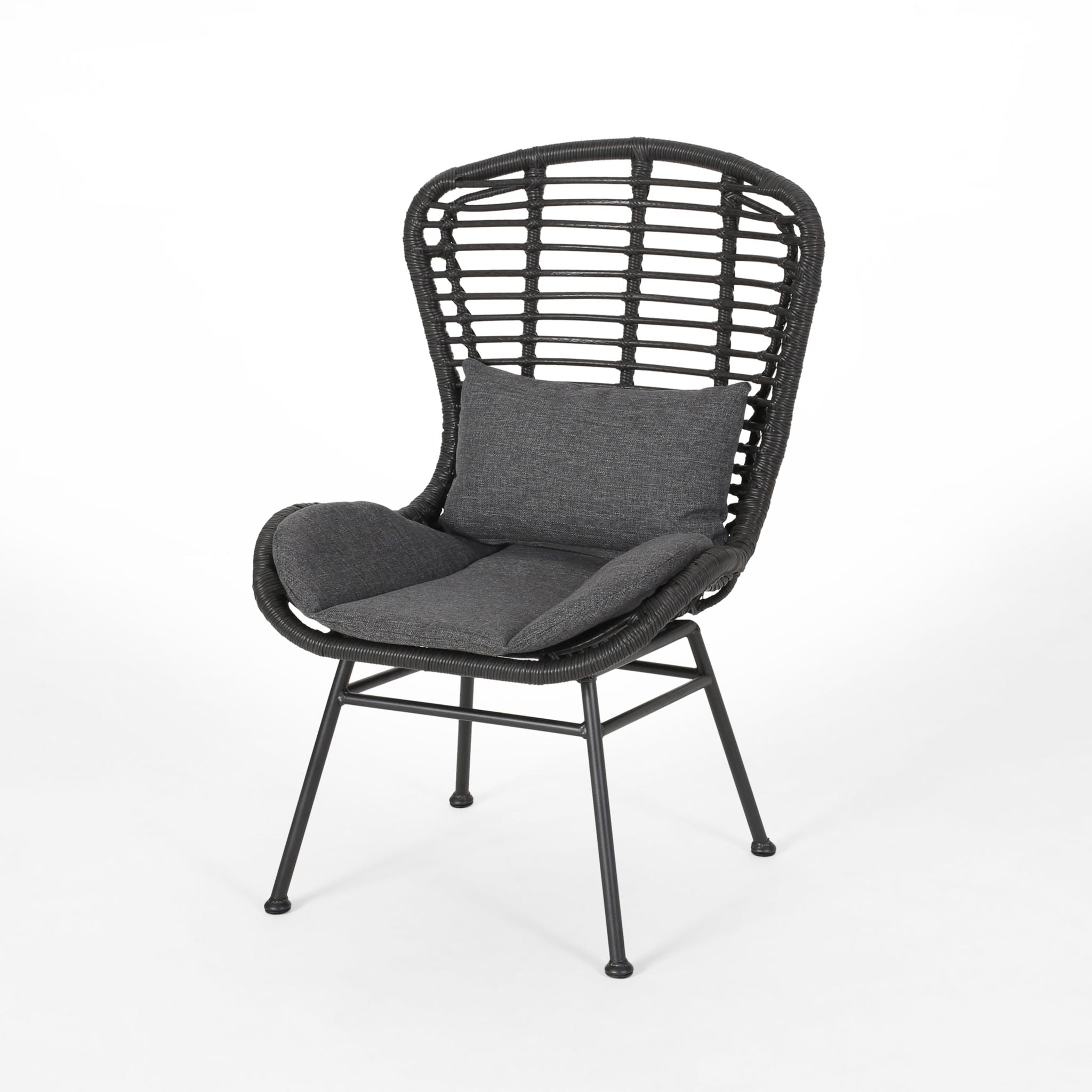 Calypso - Outdoor Chair With Water Resistance Cushion And Iron Frame