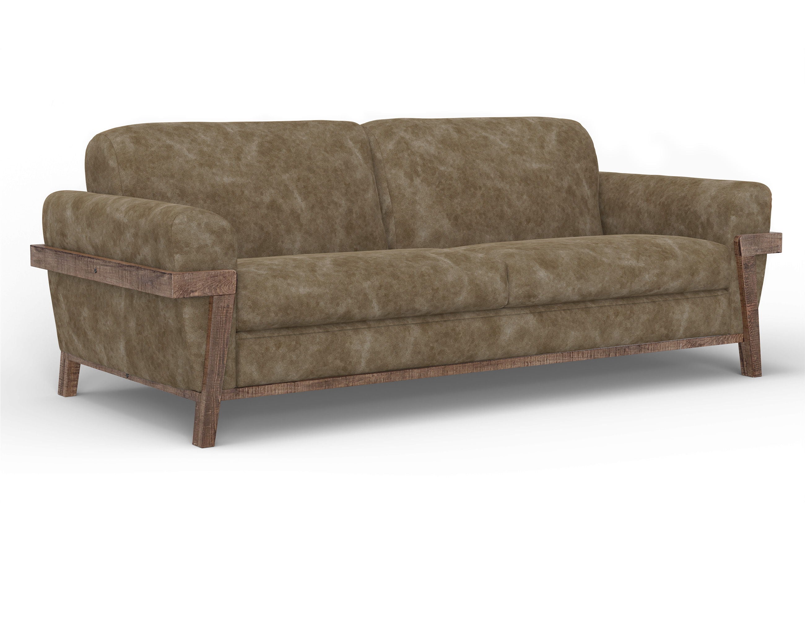 International Furniture Direct Loft Brown - Sofa - White Smoke | Meri Furniture