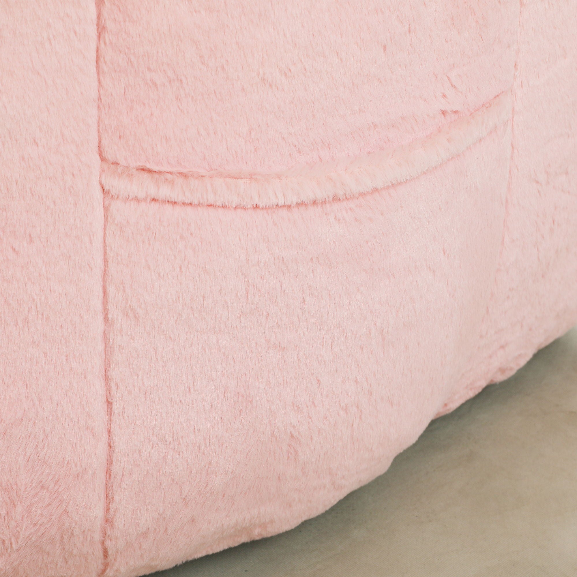 Beanbag Chair, Beanbag Sofa Chair With Armrests Stuffed High Density Foam