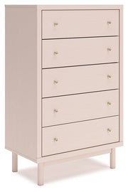 Signature Design by Ashley® Wistenpine - Blush - Five Drawer Chest | Meri Furniture