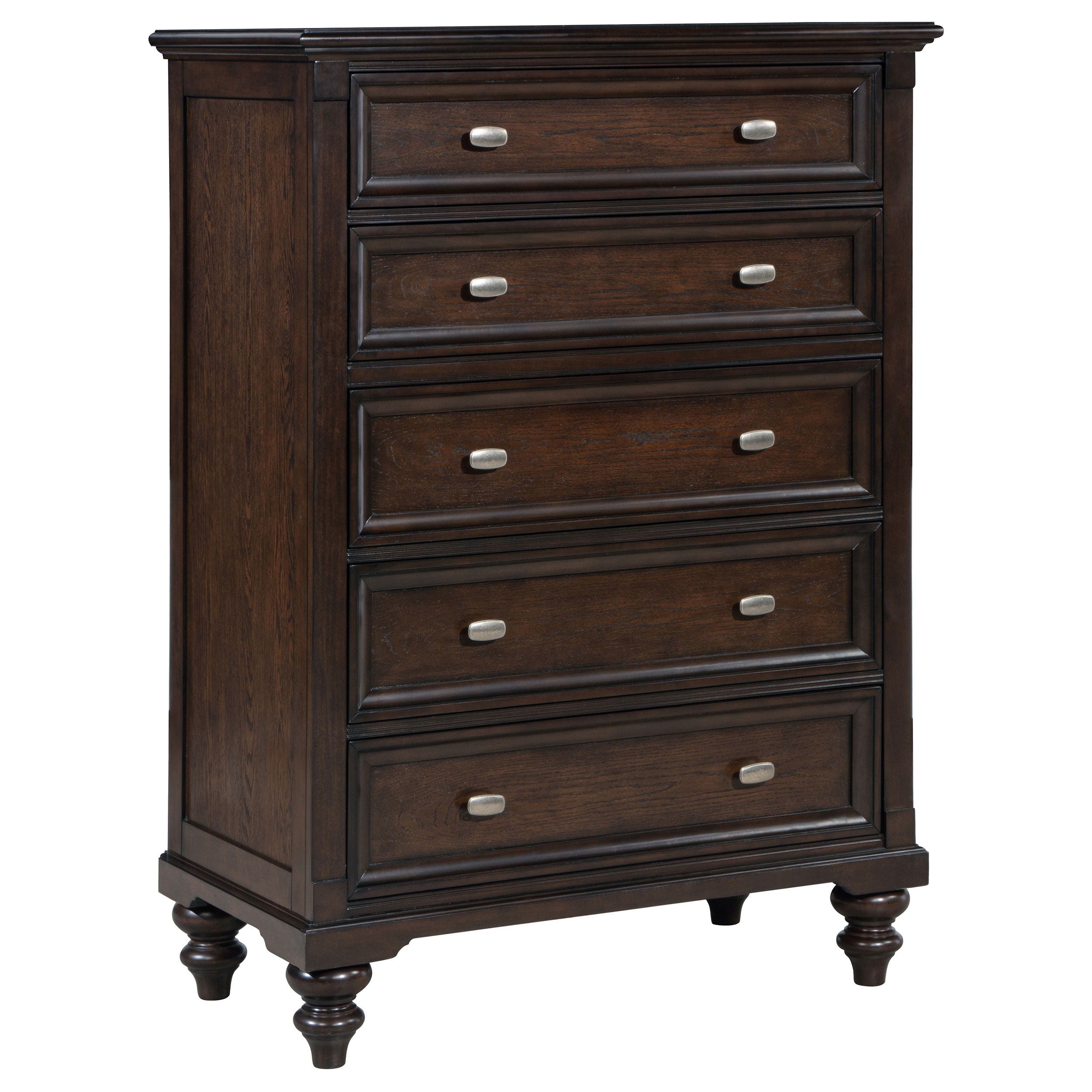 Coaster Fine Furniture Andover - 5-Drawer Chest Of Drawers - Dark Oak | Meri Furniture