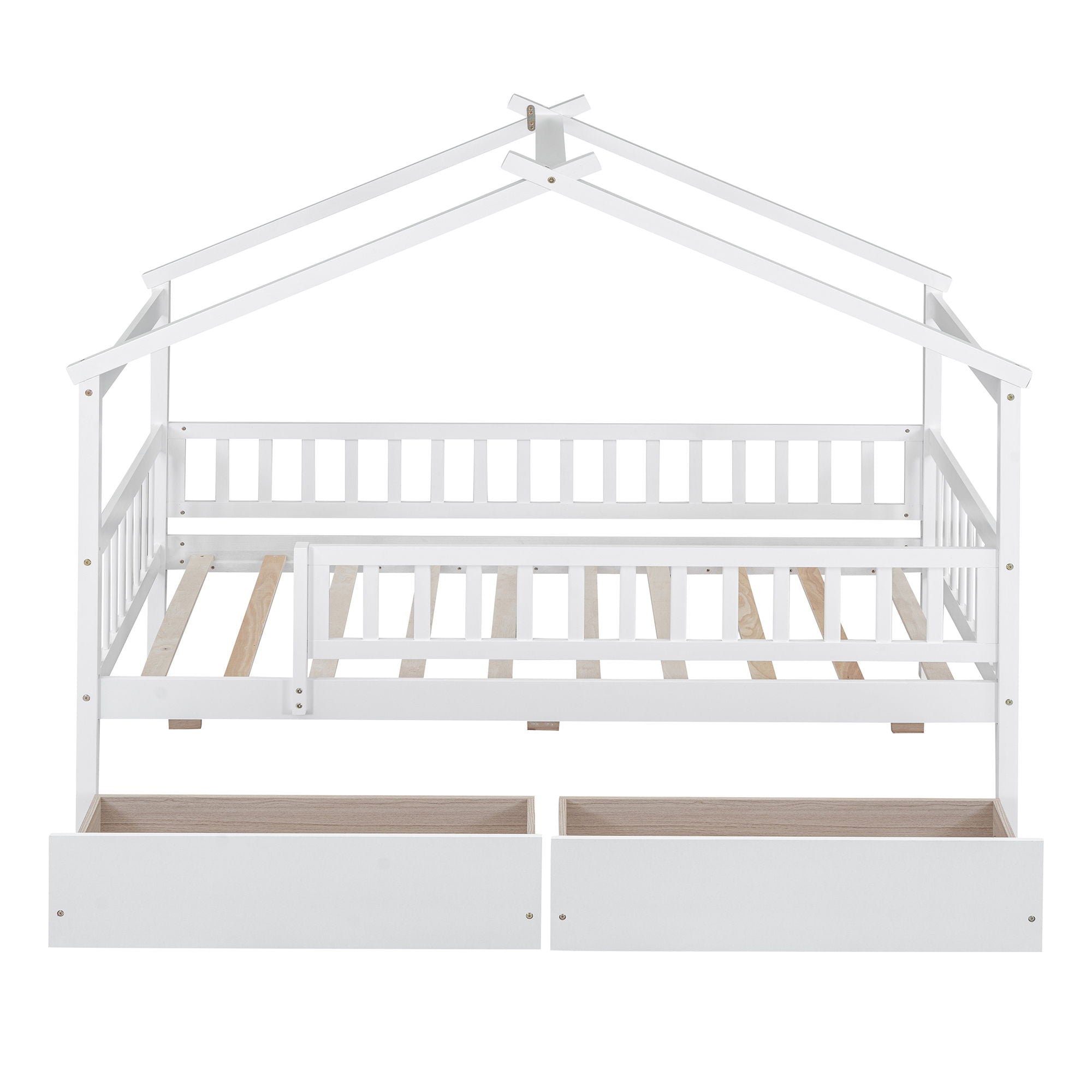 House Bed With 2 Drawers