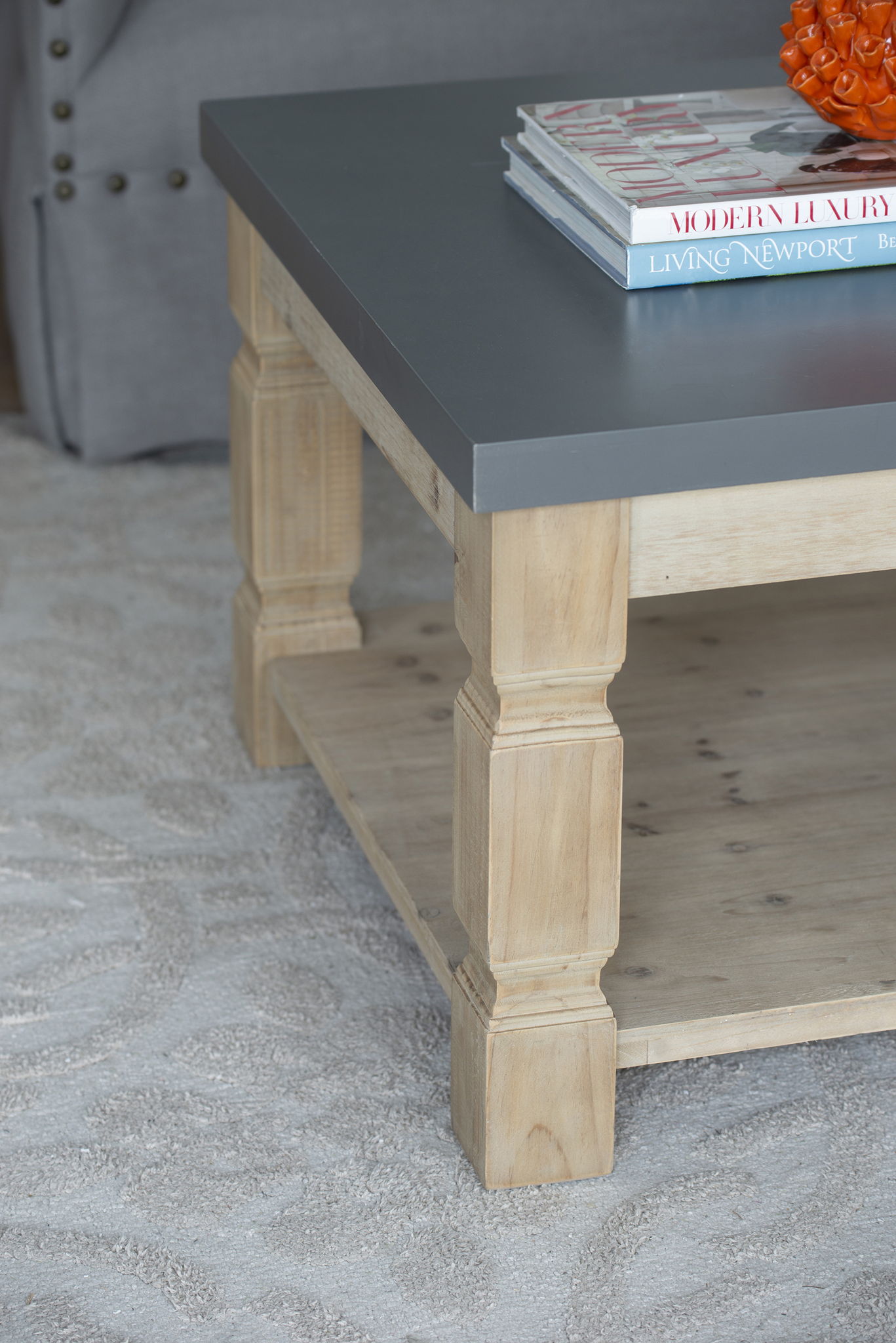 Rustic And Modern Console Table