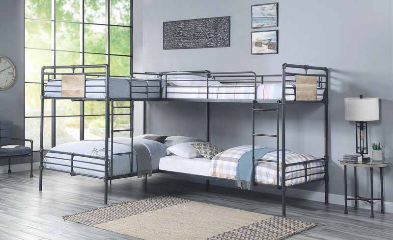 Create a bunk room in your home for fun sleepovers with the Cordelia bunk beds.