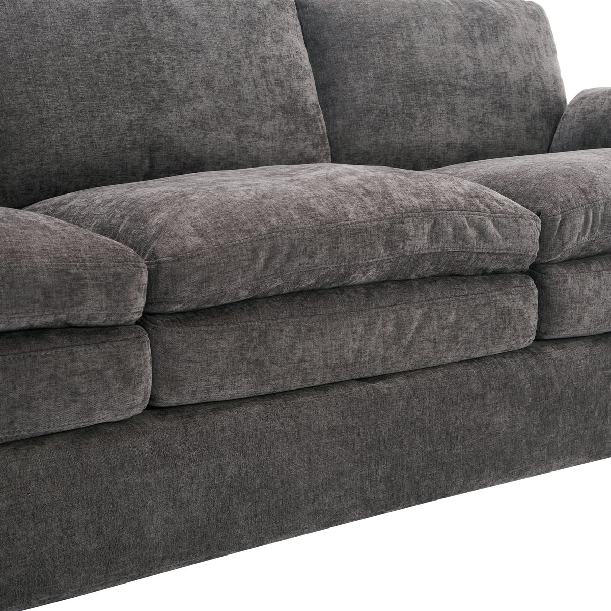 Cozy Upholstered Cushion Armchair For Living Room