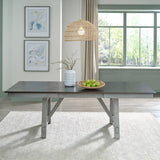 Liberty Furniture Newport - Trestle Table Set - Dark Gray | Meri Furniture