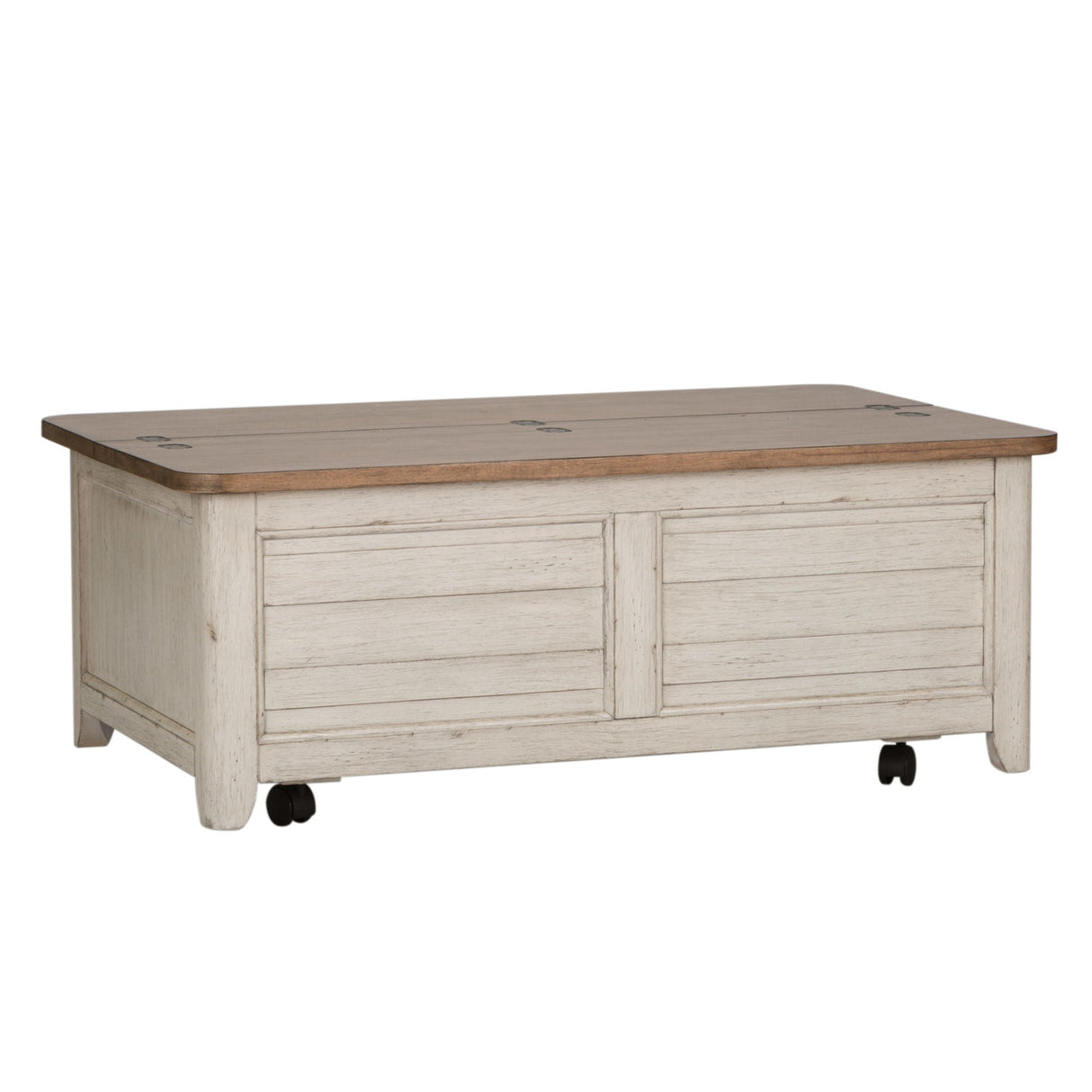Liberty Furniture Farmhouse Reimagined - 3 Piece Table Set - White | Meri Furniture