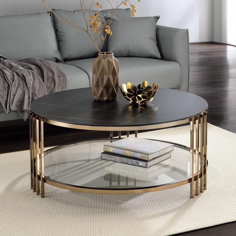 ACME Zaidee - Coffee Table - Black | Meri Furniture