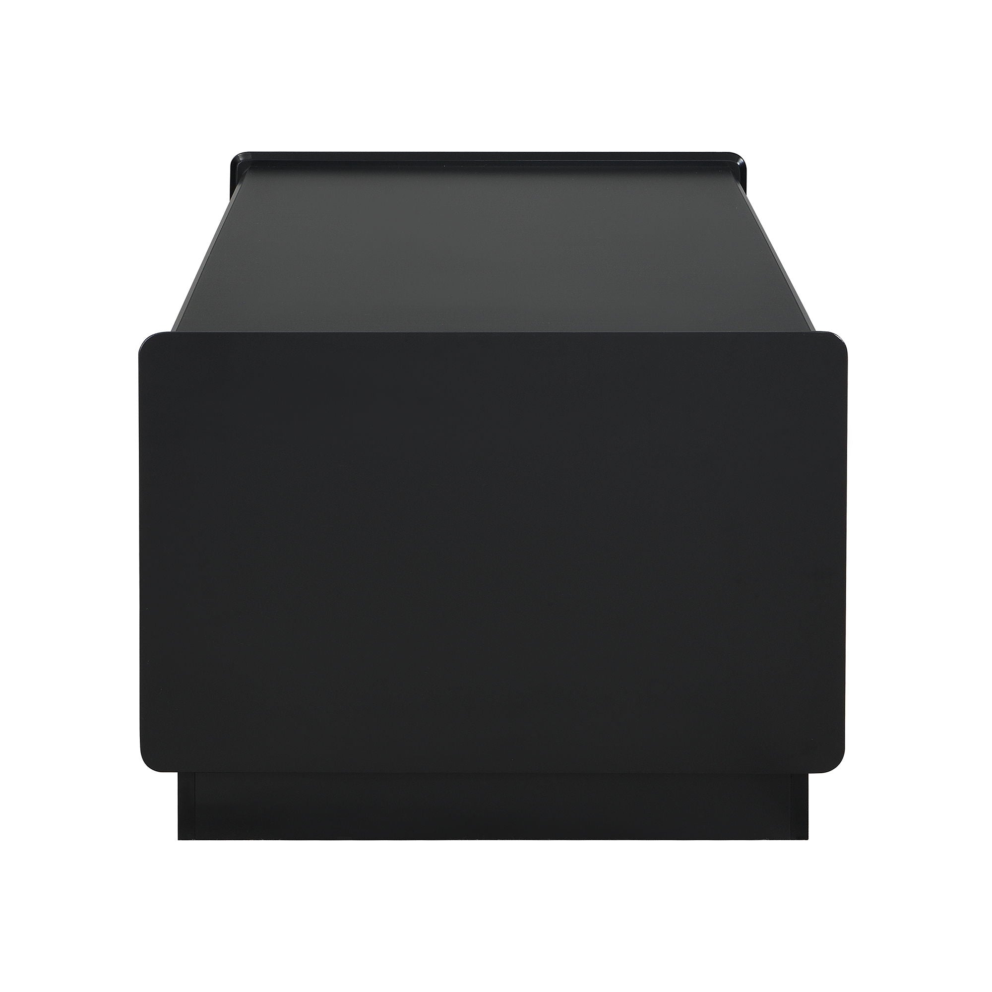 Modern Rectangle Coffee Table With 4 Drawers And 2 Display Shelves