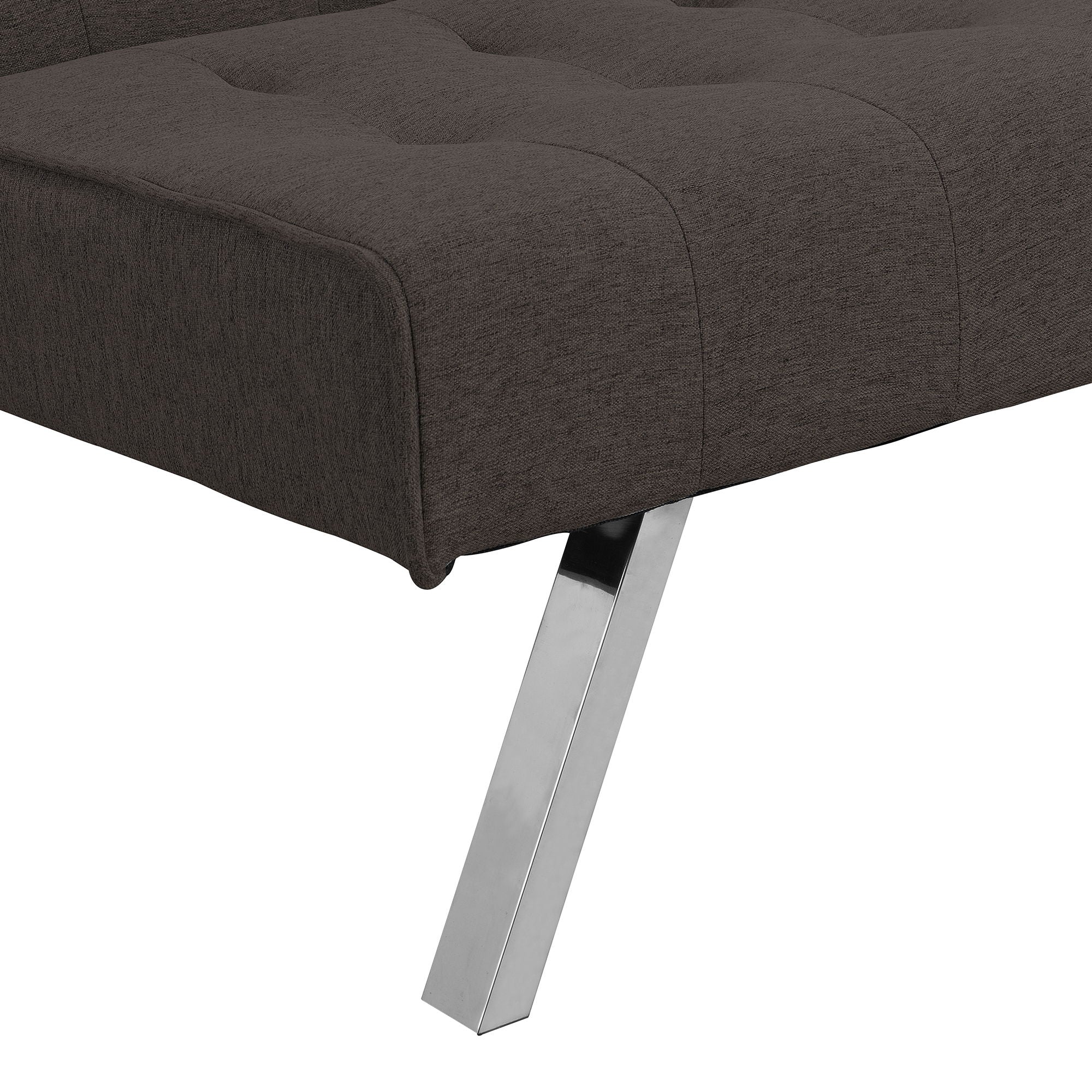 Modern Sofa Bed With Wood Frame And Stainless Legs
