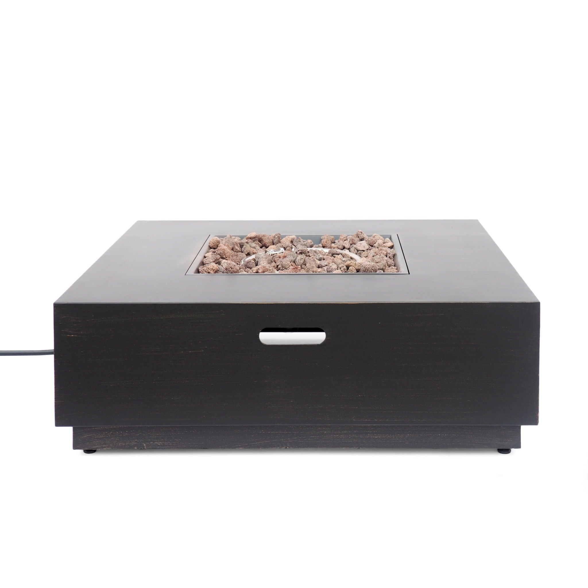 Modern Square Fire Pit With 50,000 Btu