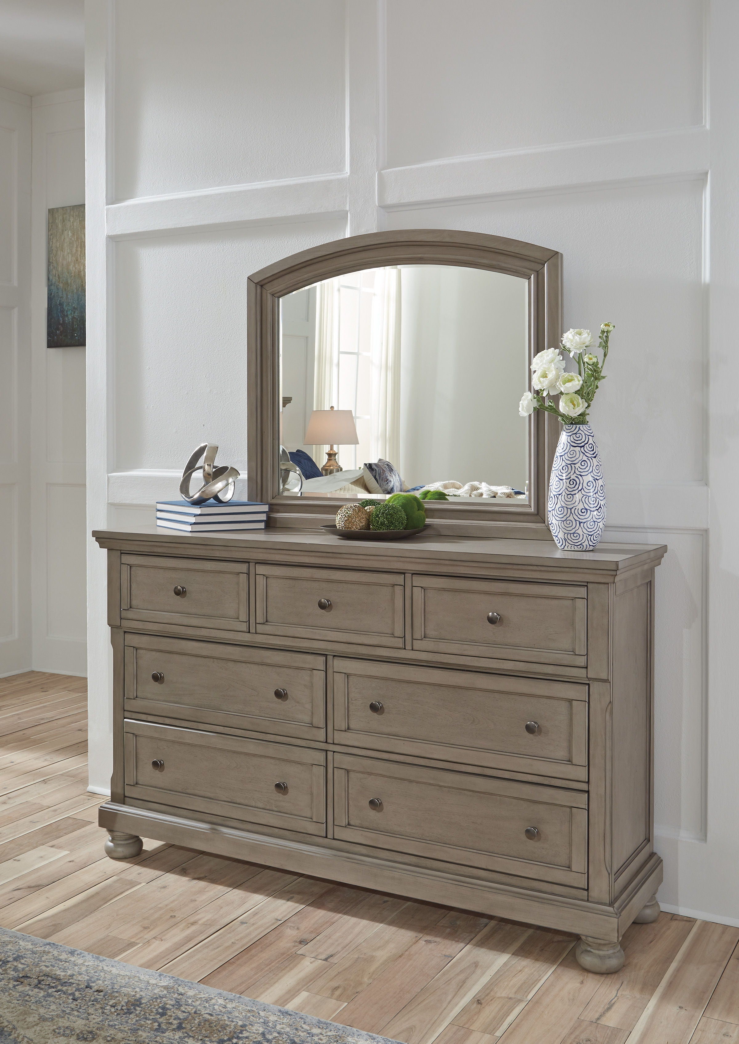 Ashley Furniture Lettner - Dresser, Mirror | Meri Furniture