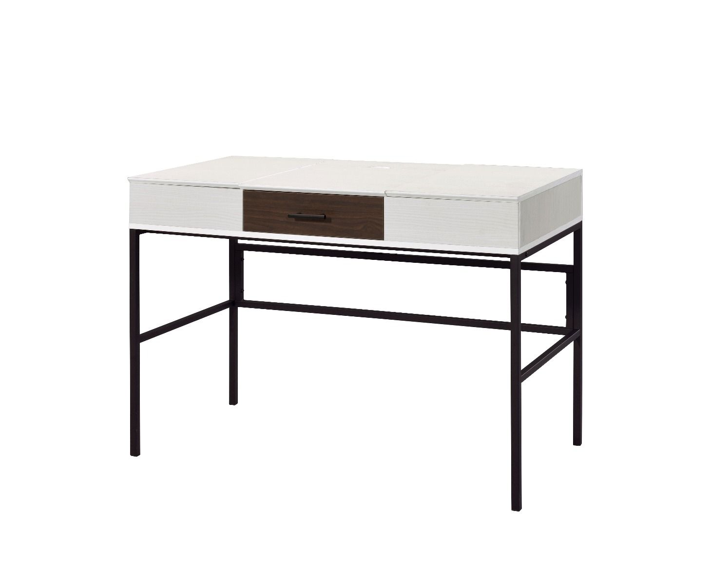 ACME Verster - Desk - Natural & Black Finish | Meri Furniture