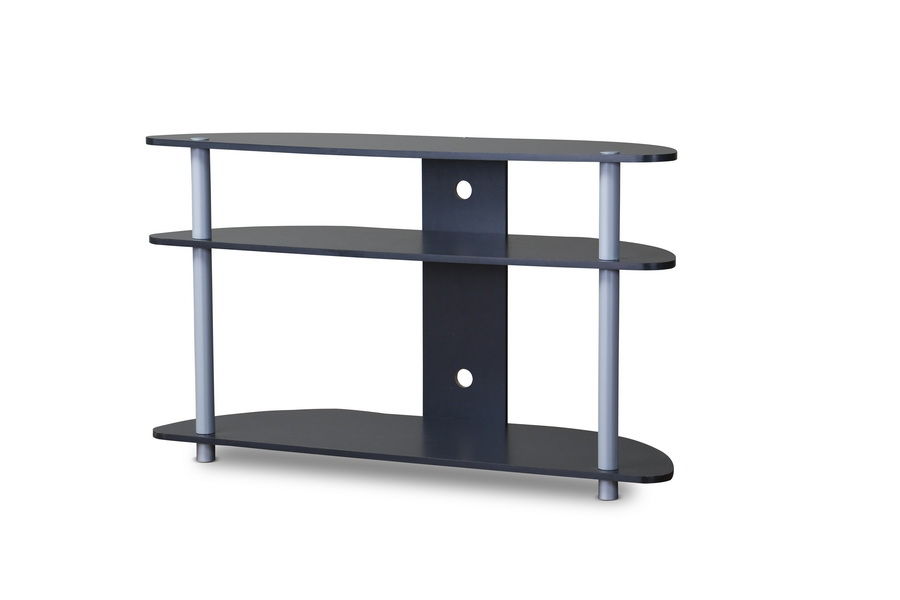 Orbit Black and Silver TV Stand