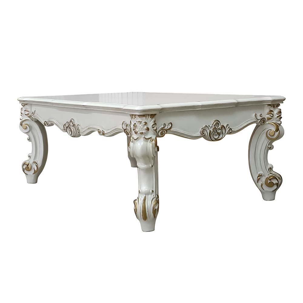 ACME Vendom II - Coffee Table - Antique Pearl Finish | Meri Furniture