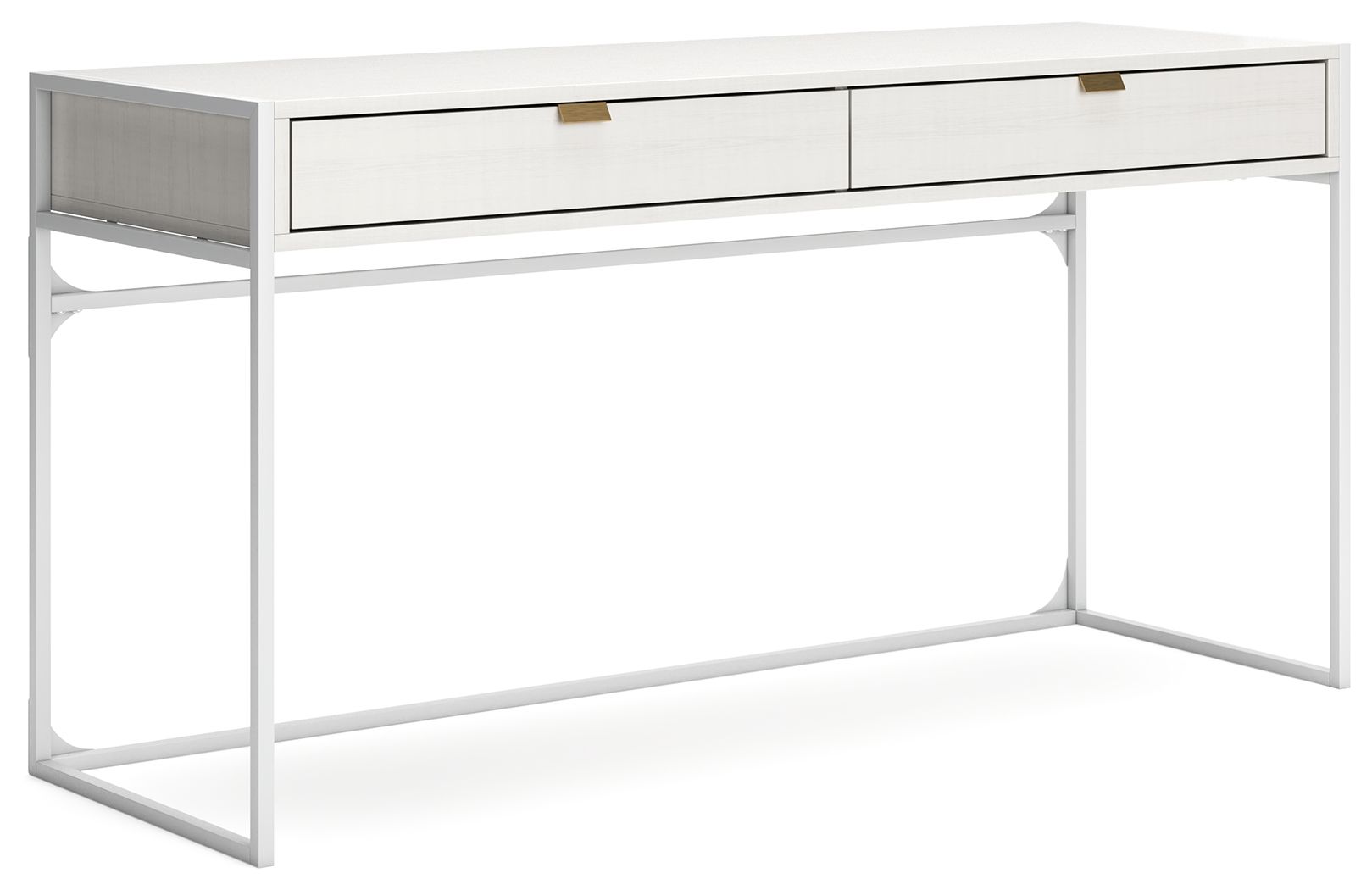 Signature Design by Ashley® Deznee - White - 60" Home Office Desk | Meri Furniture