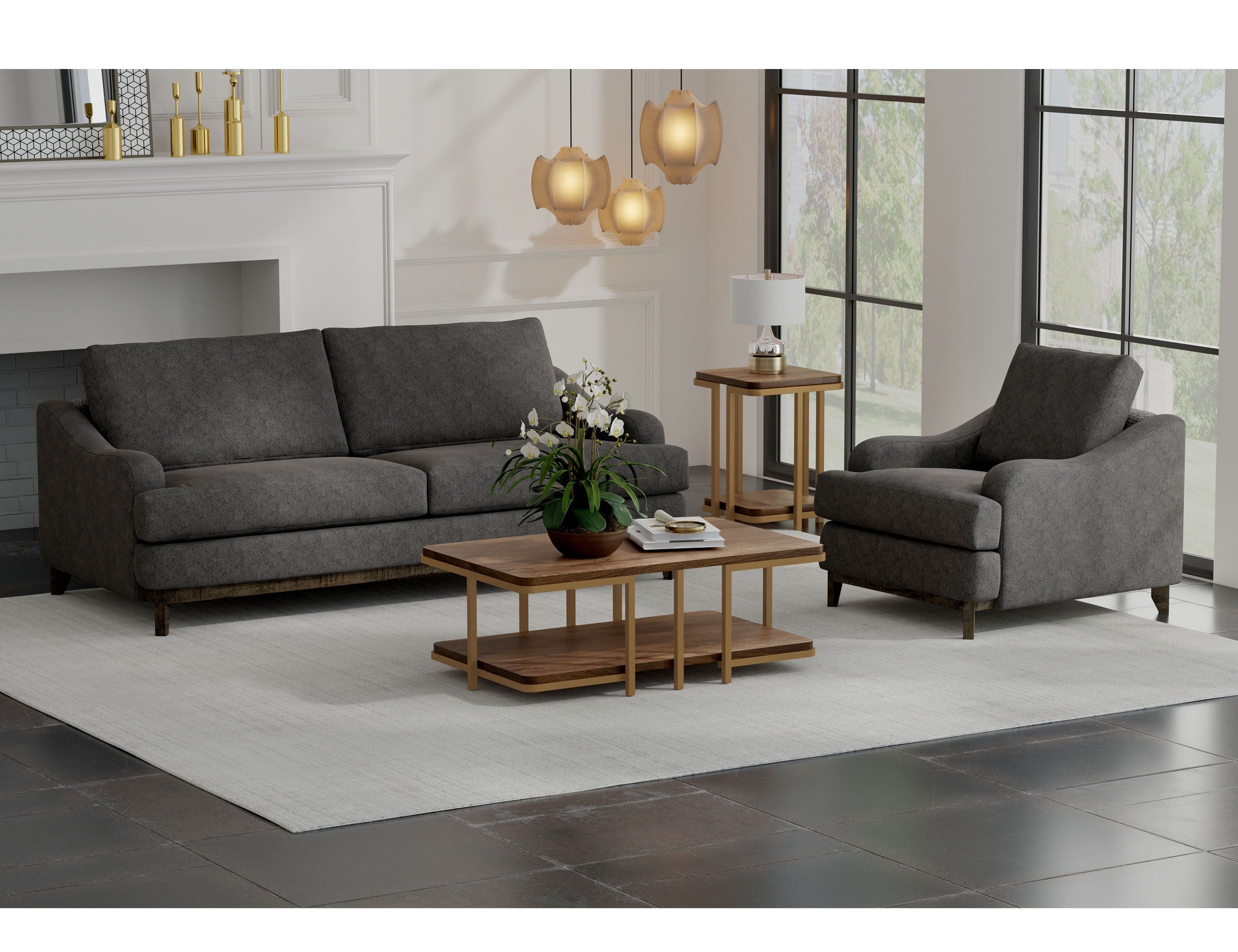 International Furniture Direct Alfa - Sofa | Meri Furniture