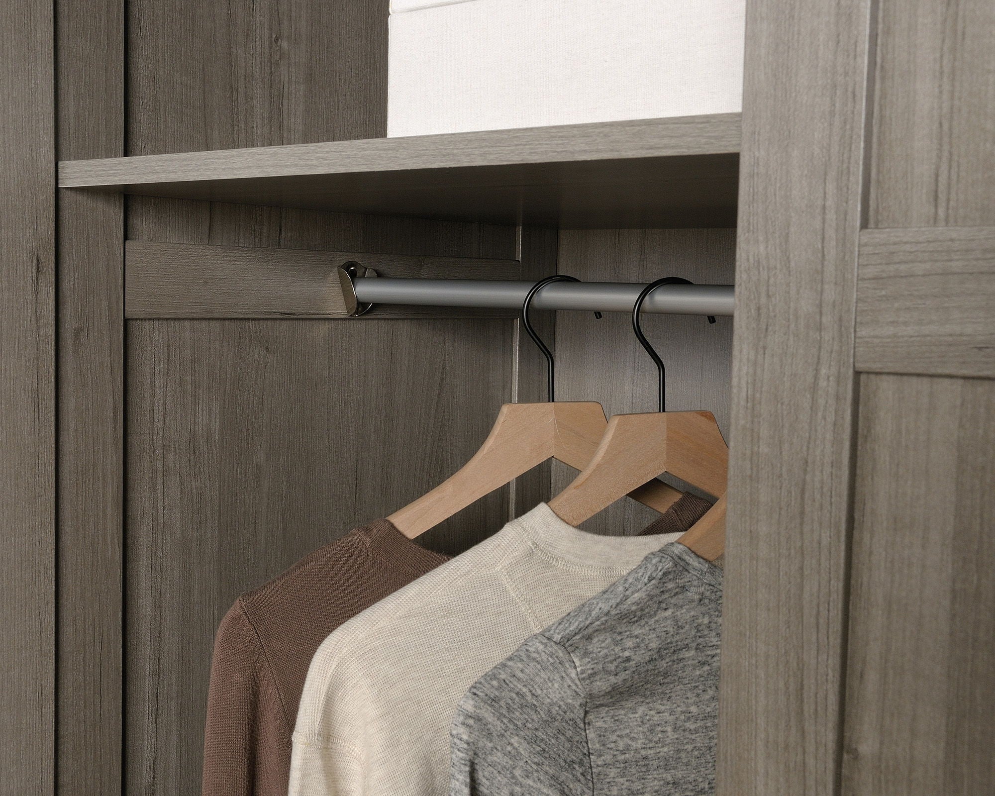 Wardrobe/Storage Cabinet Silver Sycamor