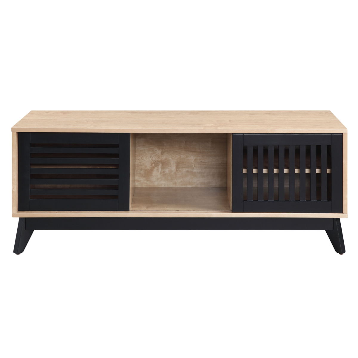 ACME Gamaliel - TV Stand - Oak & Espresso Finish | Meri Furniture