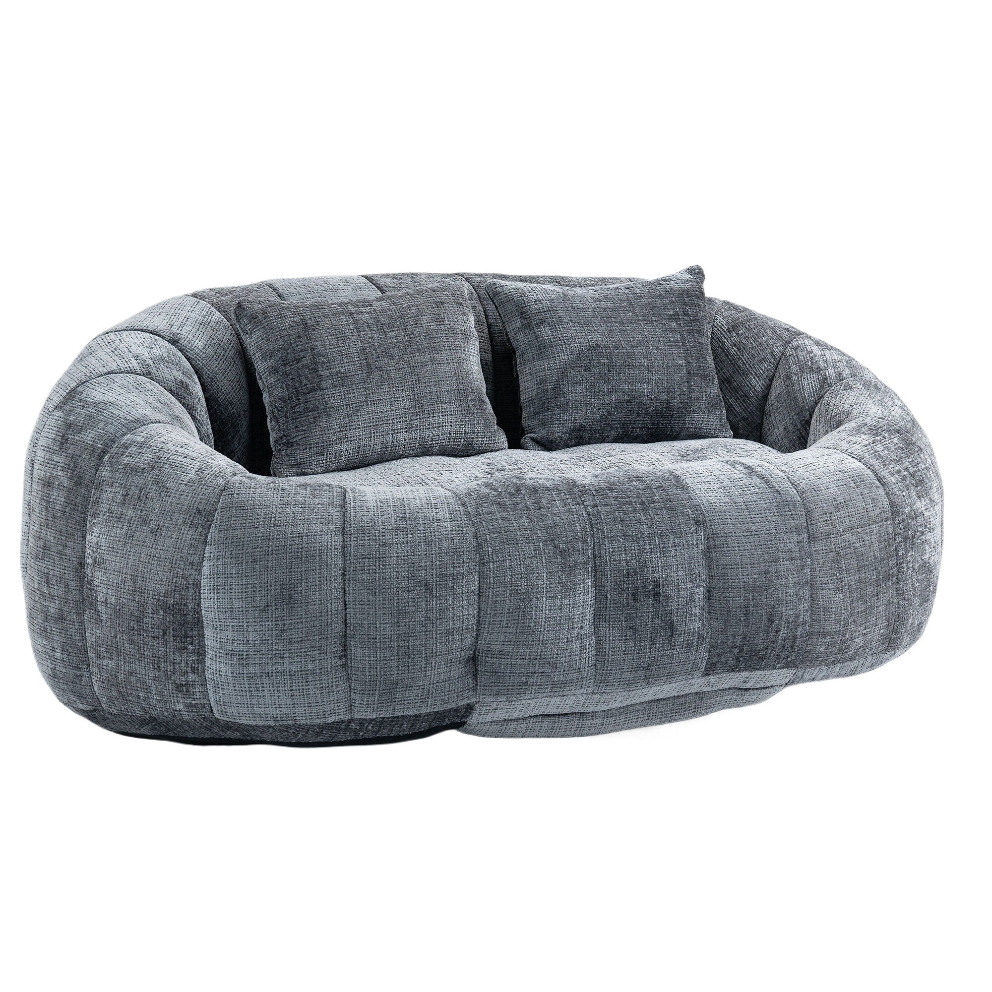 Bean Bag Lazy Sofa, Durable Comfort Lounger High Back Bean Bag Chair Couch