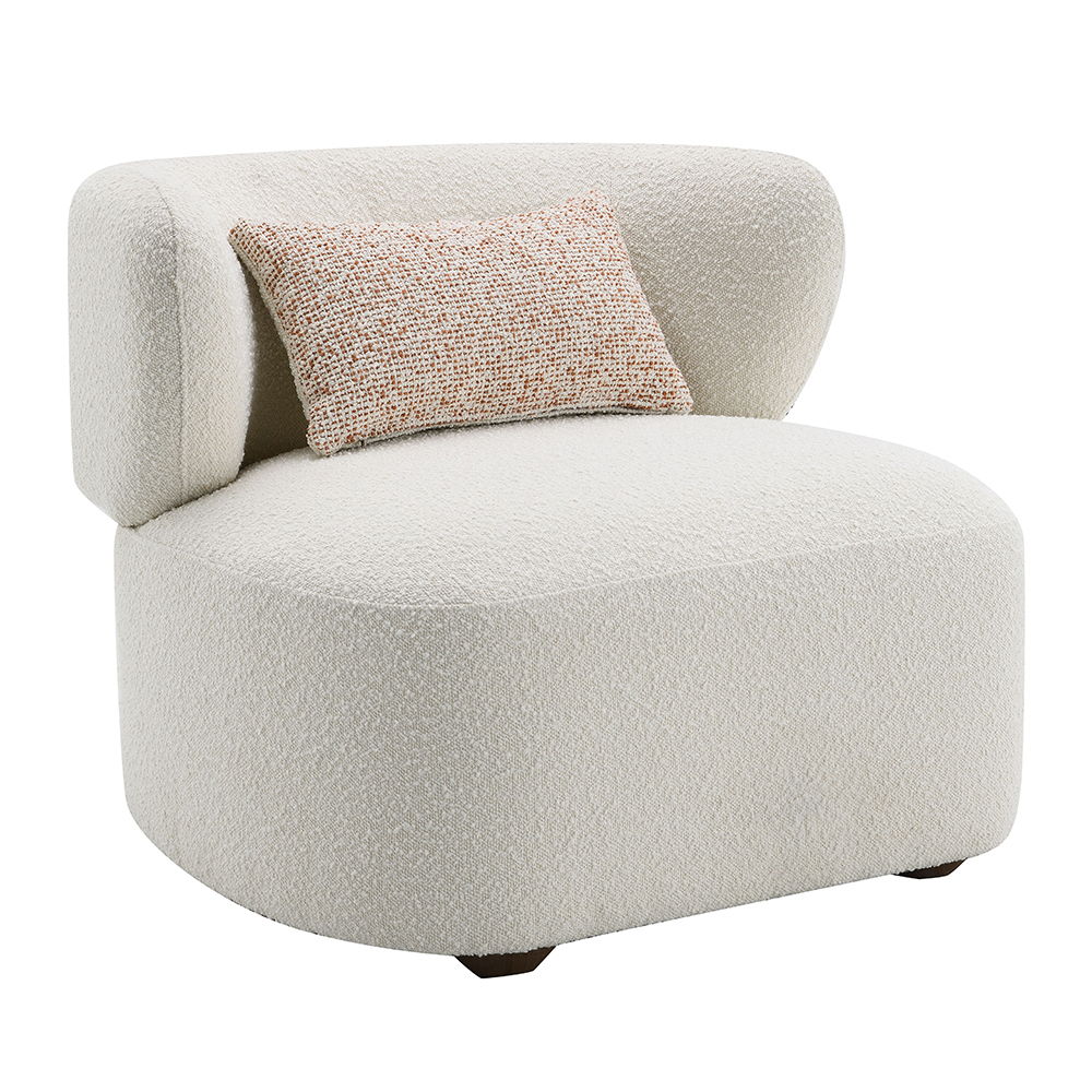 ACME Darius - Accent Chair With Pillow - Beige Boucle | Meri Furniture