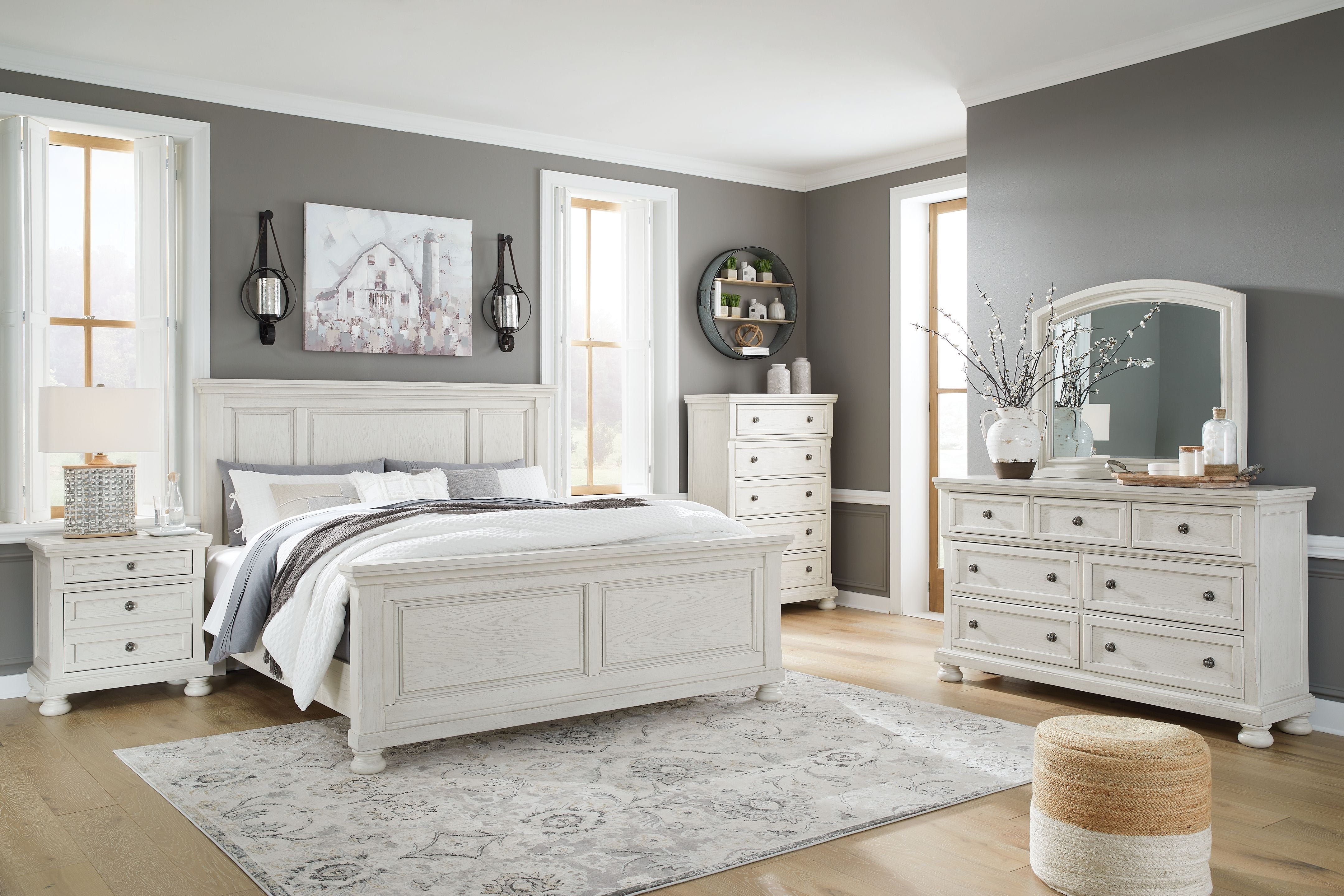 Ashley® Robbinsdale - Panel Bedroom Set | Meri Furniture