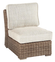 Ashley Furniture Beachcroft - Beige - Armless Chair W/Cushion | Meri Furniture