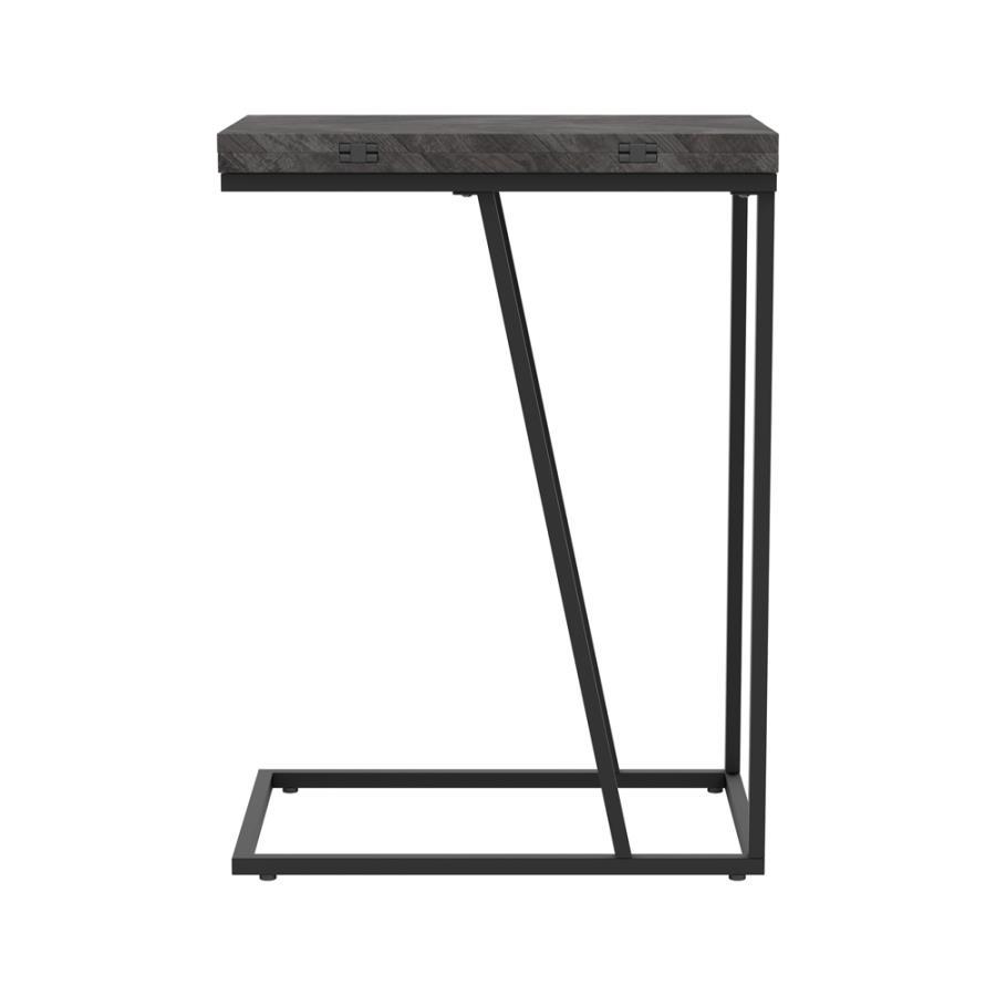 Coaster Fine Furniture Carly - Expandable Engineered Wood C-Shaped Side Table | Meri Furniture