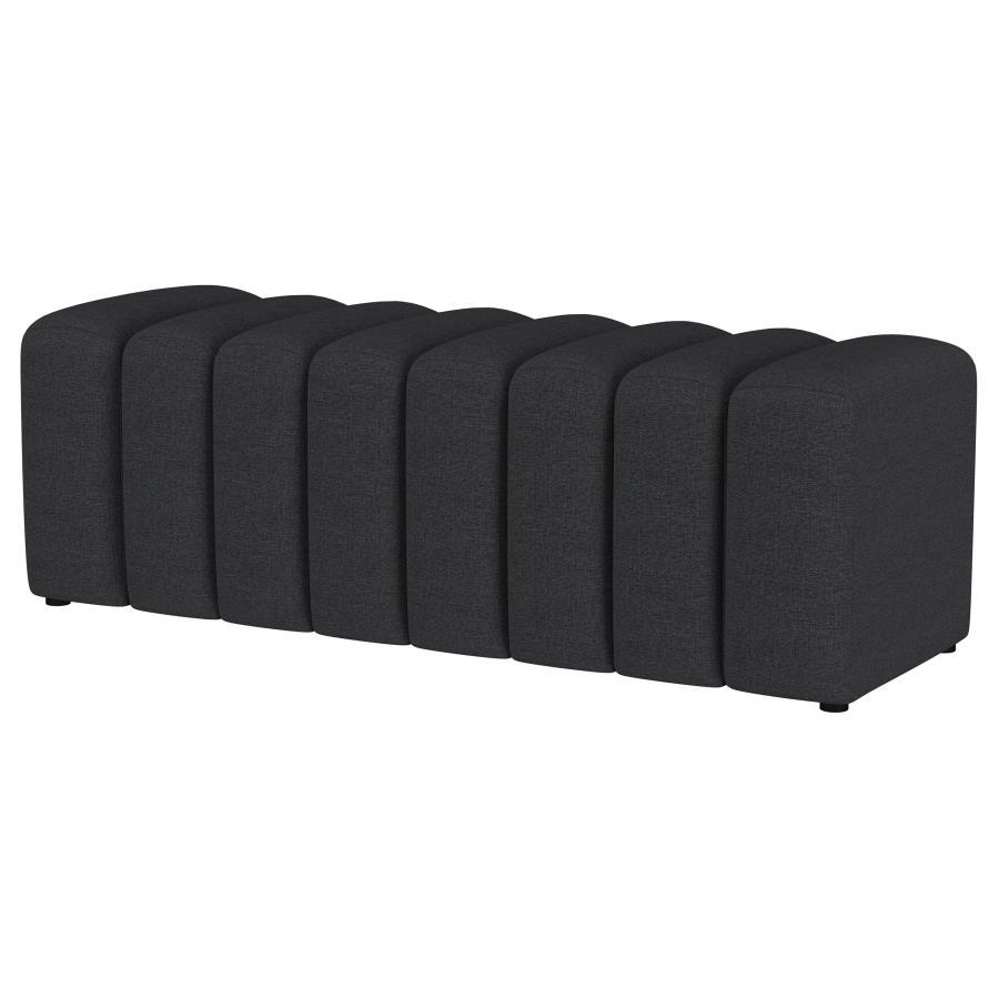 Coaster Fine Furniture Summer - Fabric Upholstered Tufted Accent Bench | Meri Furniture