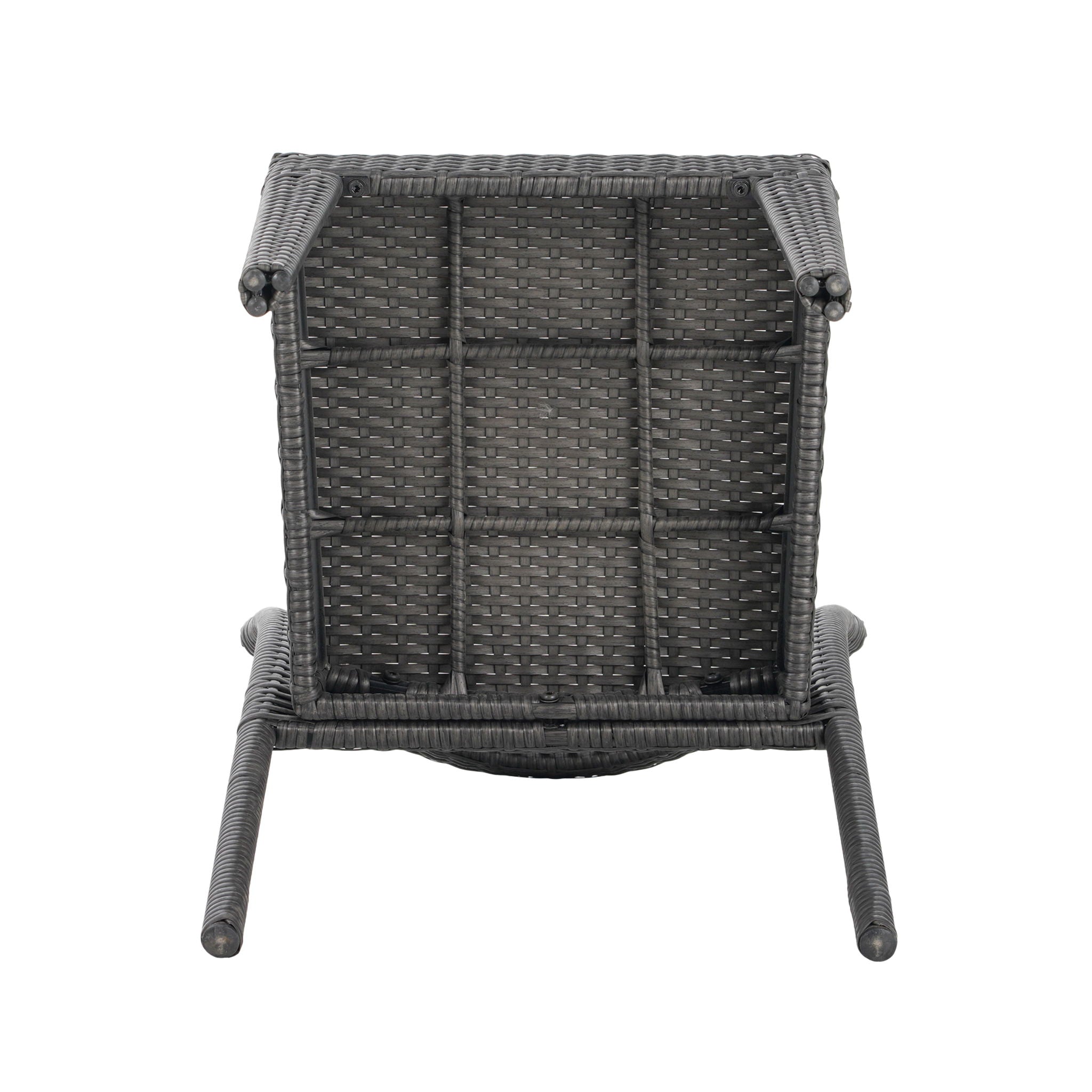 Farley - Stacking Sidechair (Set of 2) With Open Backrests - Gray
