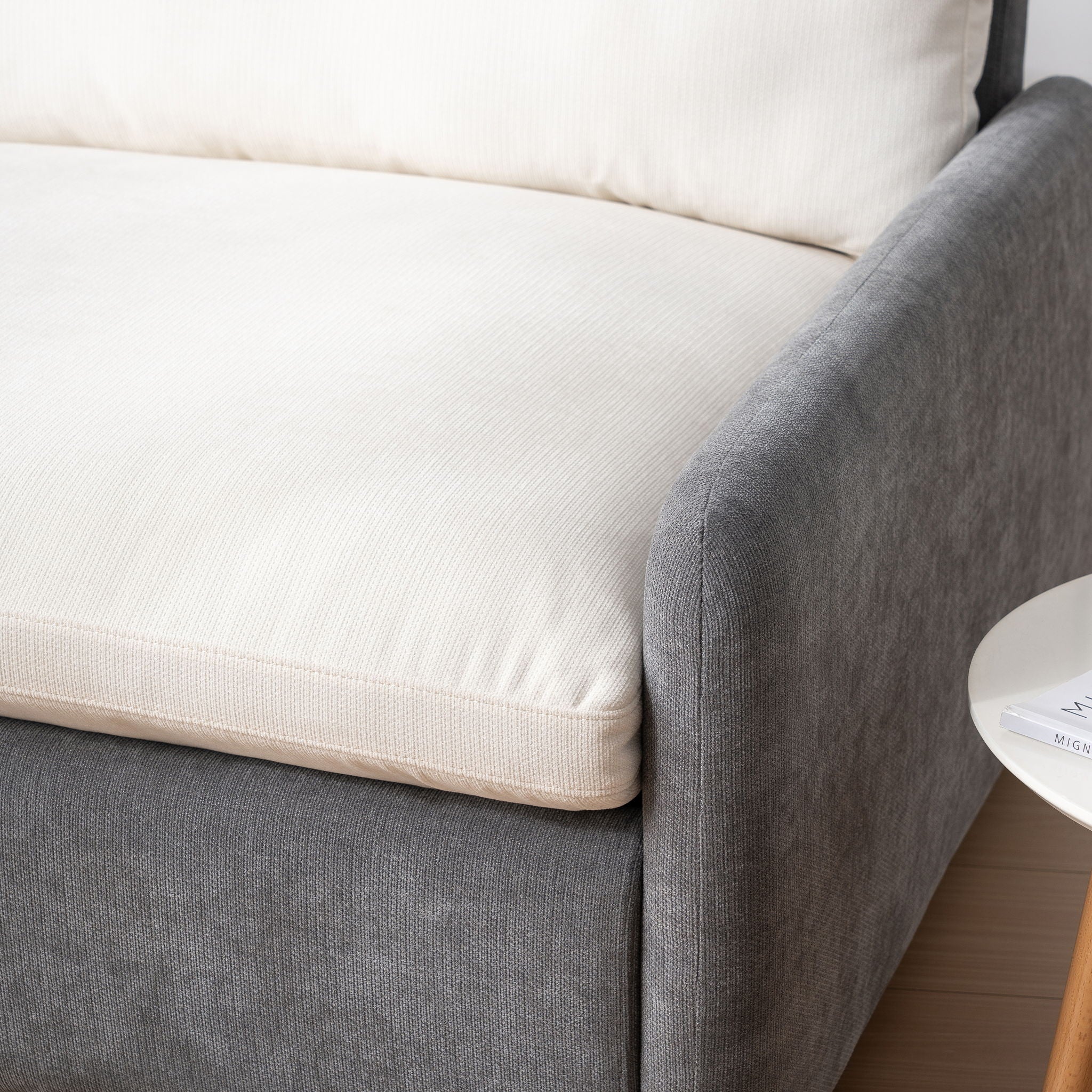 Oversized Single Sofa Chair Wide And Deep Seat, Modern Upholstered Comfy Blocking Couch Lounge With Pillows