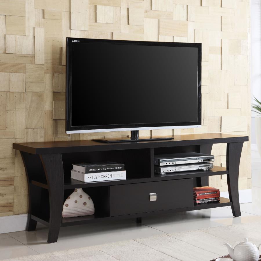 Coaster Fine Furniture Anita - 1-Drawer Engineered Wood TV Stand - Cappuccino | Meri Furniture