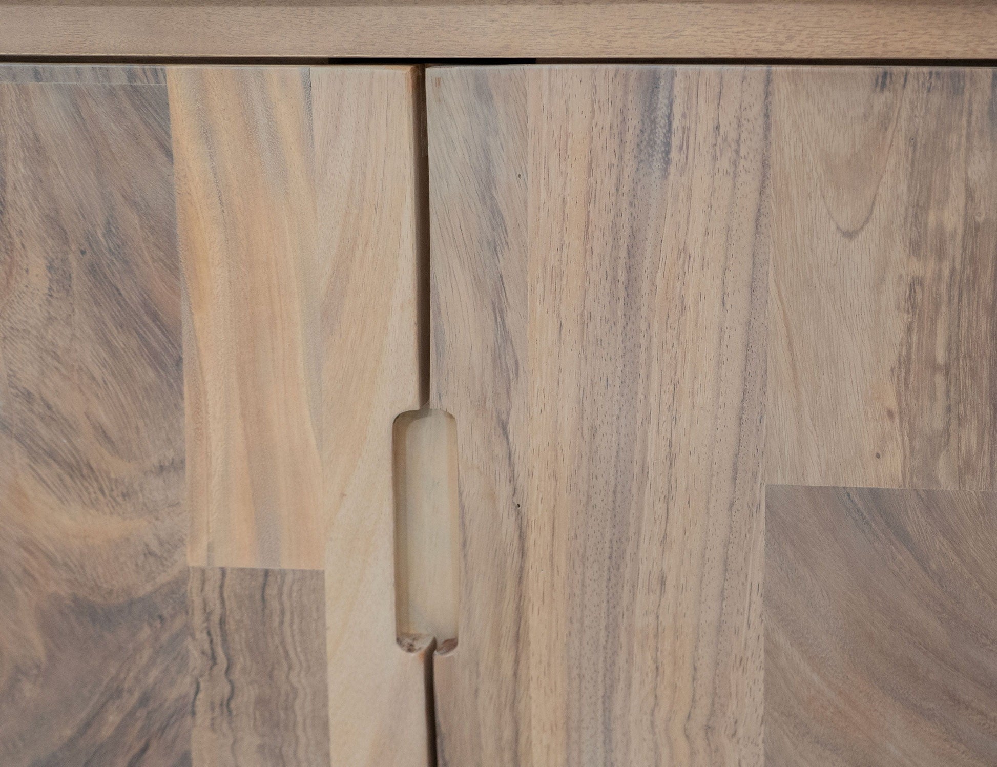 International Furniture Direct Natural Parota - TV Stand - Brown | Meri Furniture