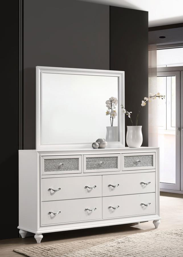 Coaster Fine Furniture Barzini - 7-drawer Dresser With Mirror | Meri Furniture