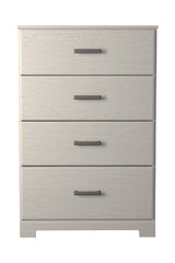 Stelsie - White - Four Drawer Chest