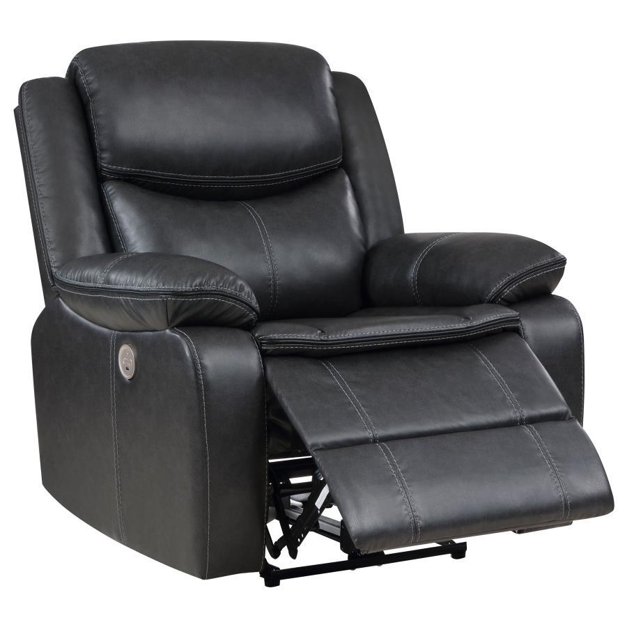 Coaster Fine Furniture Sycamore - Upholstered Power Recliner Chair | Meri Furniture