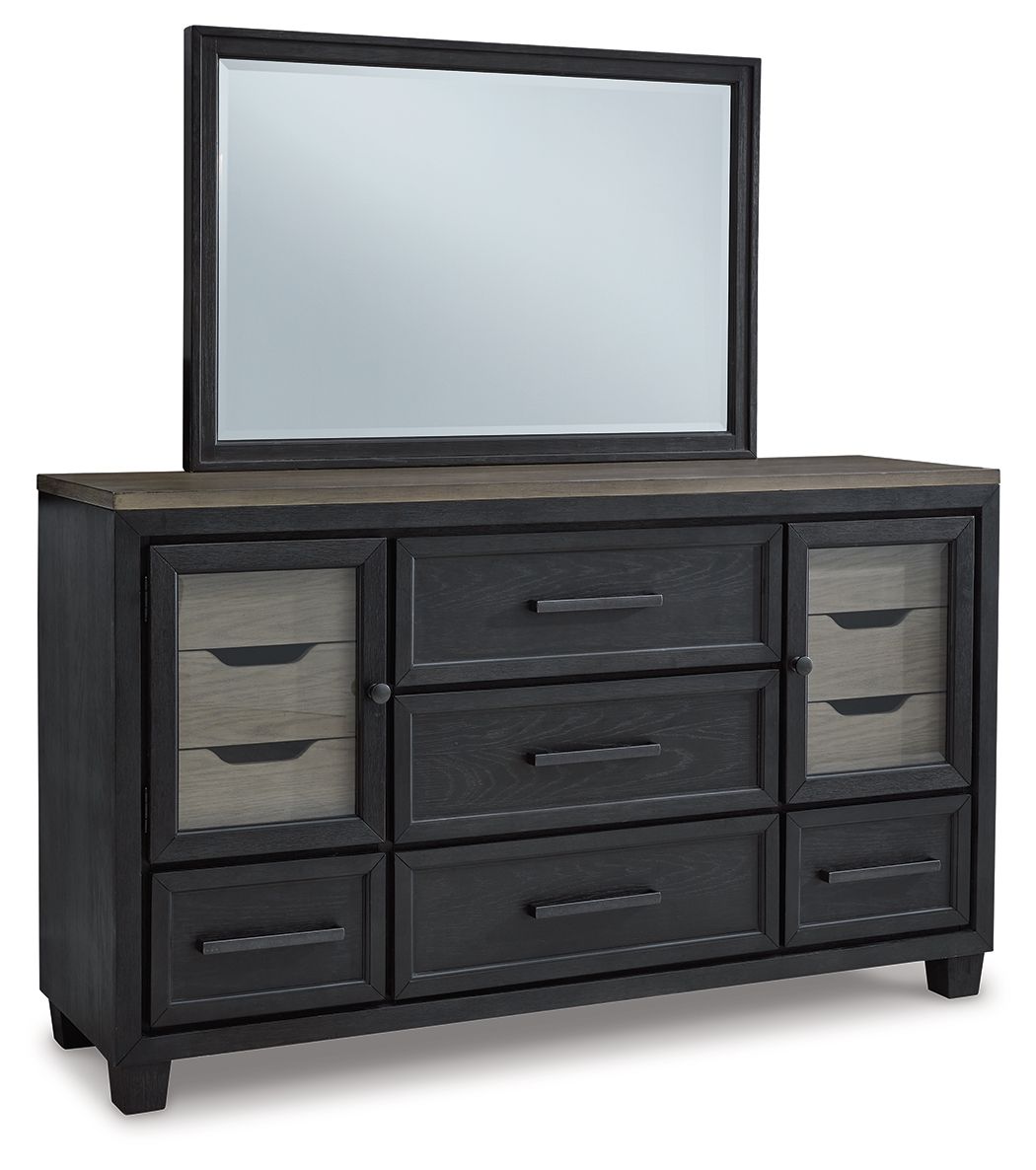 Signature Design by Ashley® Foyland - Dresser, Mirror | Meri Furniture