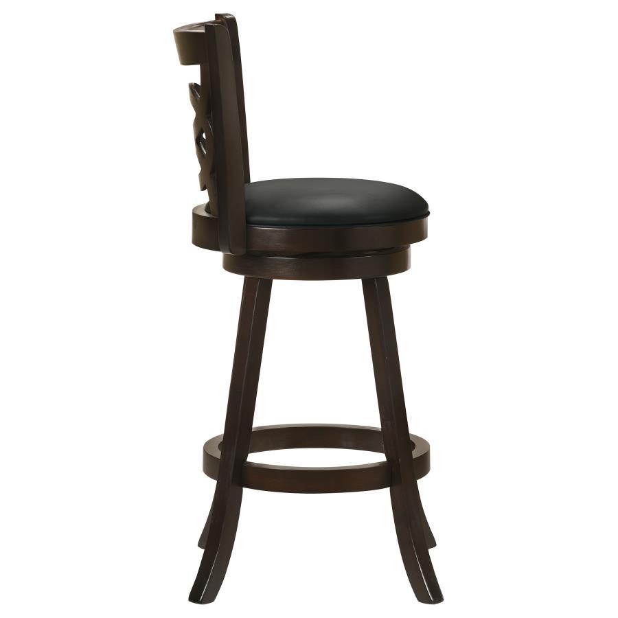 Coaster Fine Furniture Calecita - Wood Swivel Counter Stool (Set of 2) | Meri Furniture