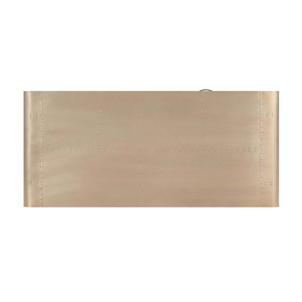 ACME Danton - Desk - Gold Aluminum | Meri Furniture