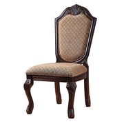 Chateau De Ville - Side Chair Set of 2) - Fabric & Espresso