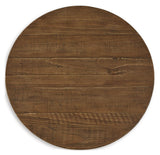 Signature Design by Ashley® Mackifeld - Warm Brown - Round End Table | Meri Furniture