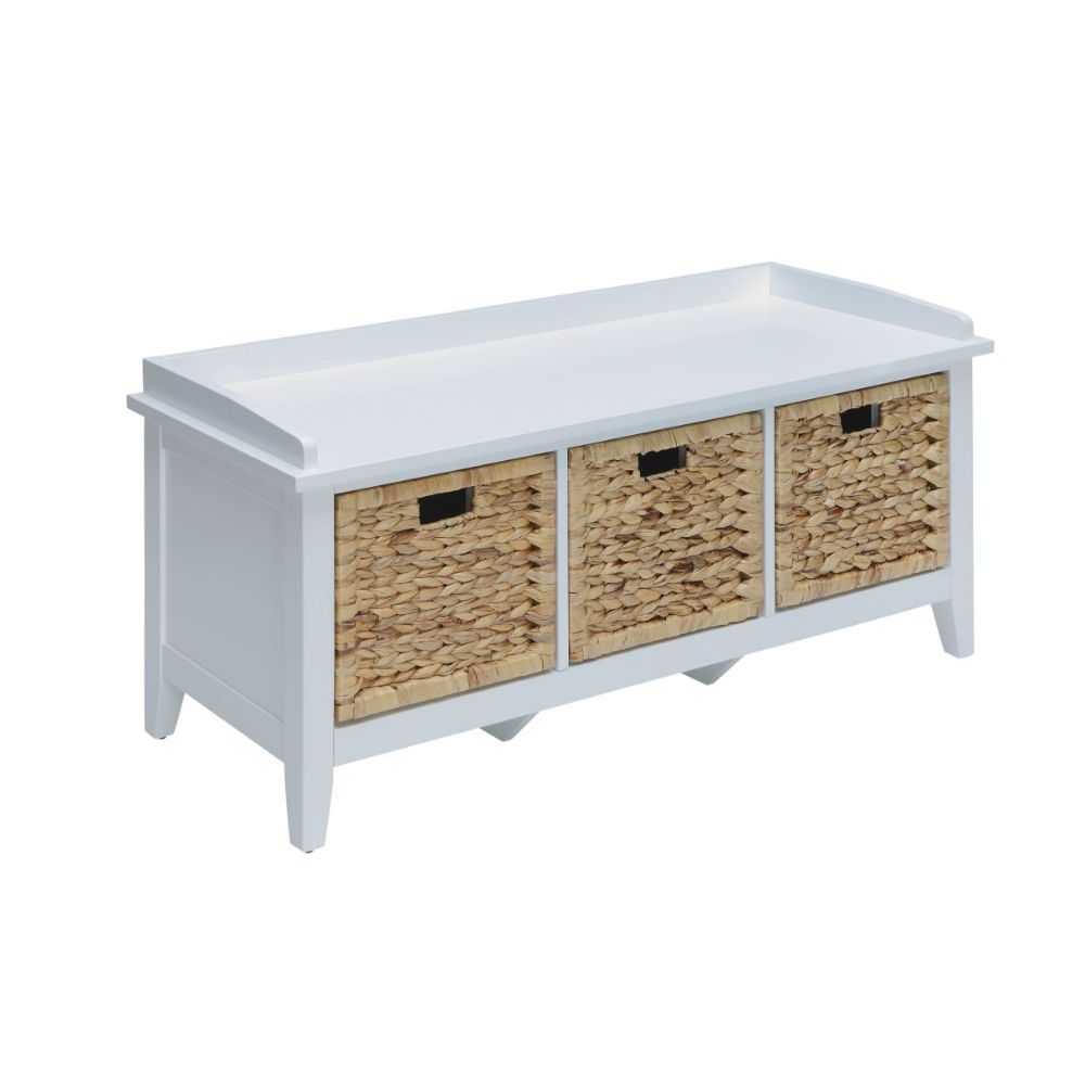 ACME Flavius - Bench w/Storage | Meri Furniture