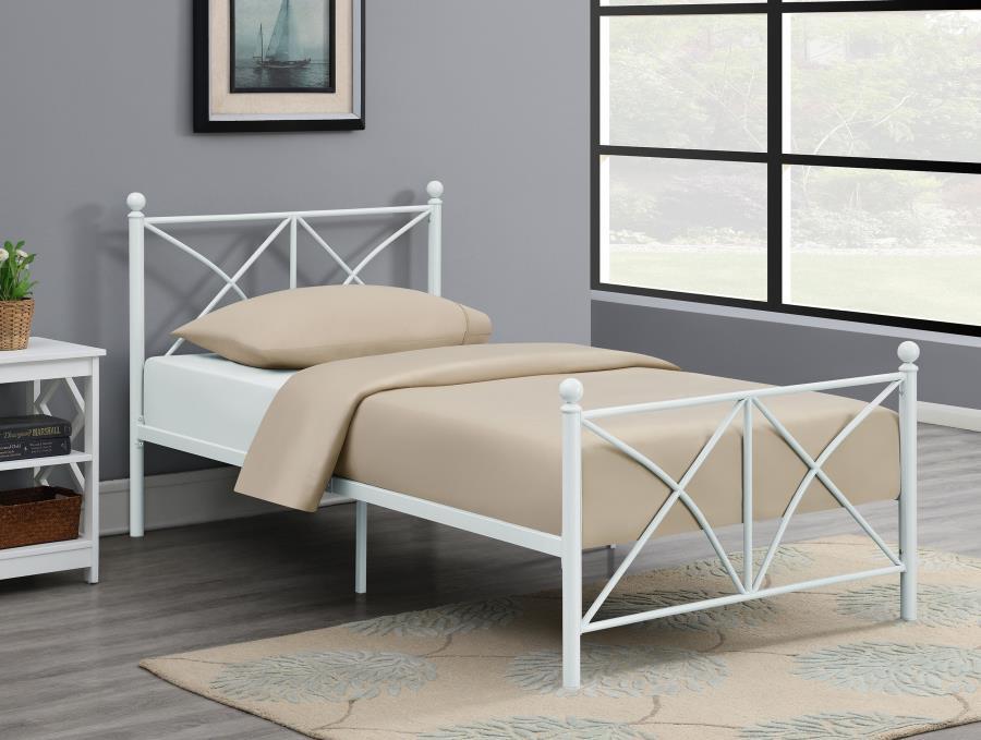 Coaster Fine Furniture Hart - Metal Open Frame Bed | Meri Furniture