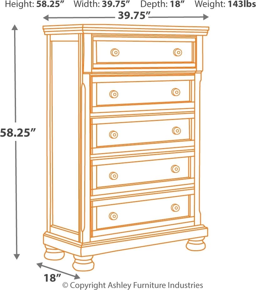 Millennium® by Ashley Porter - Sleigh Bedroom Set | Meri Furniture