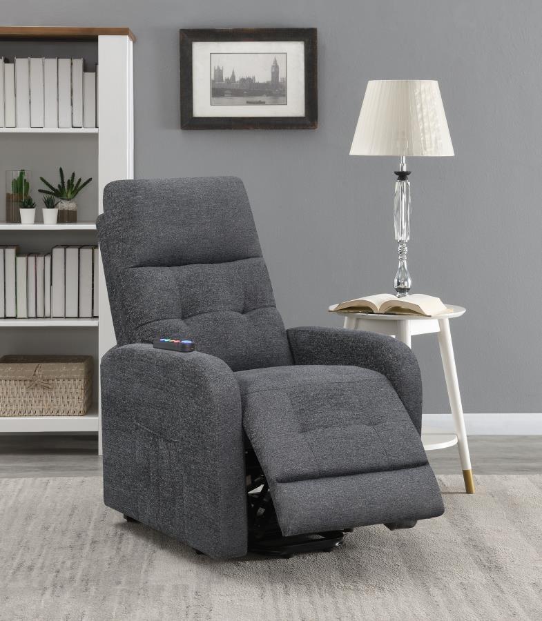 Coaster Fine Furniture Howie - Upholstered Power Lift Massage Chair | Meri Furniture