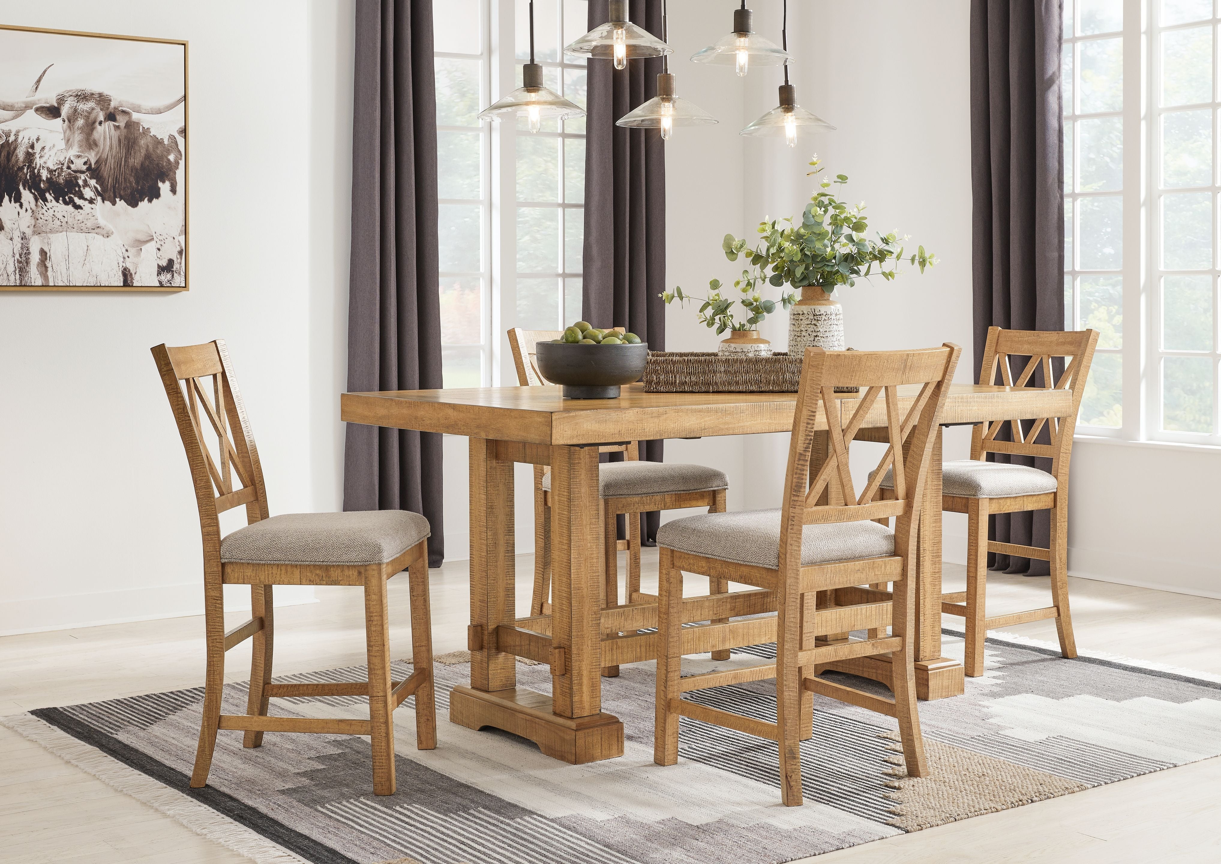 Signature Design by Ashley® Havonplane - Counter Dining Set | Meri Furniture