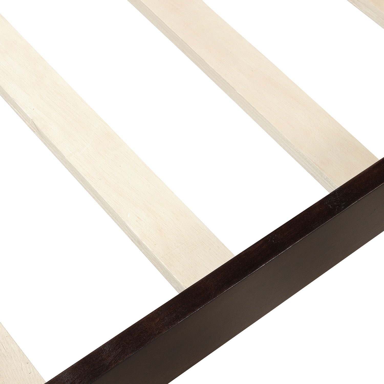 Platform Bed, Mattress Foundation Sleigh Bed With Headboard, Footboard, Slat Support