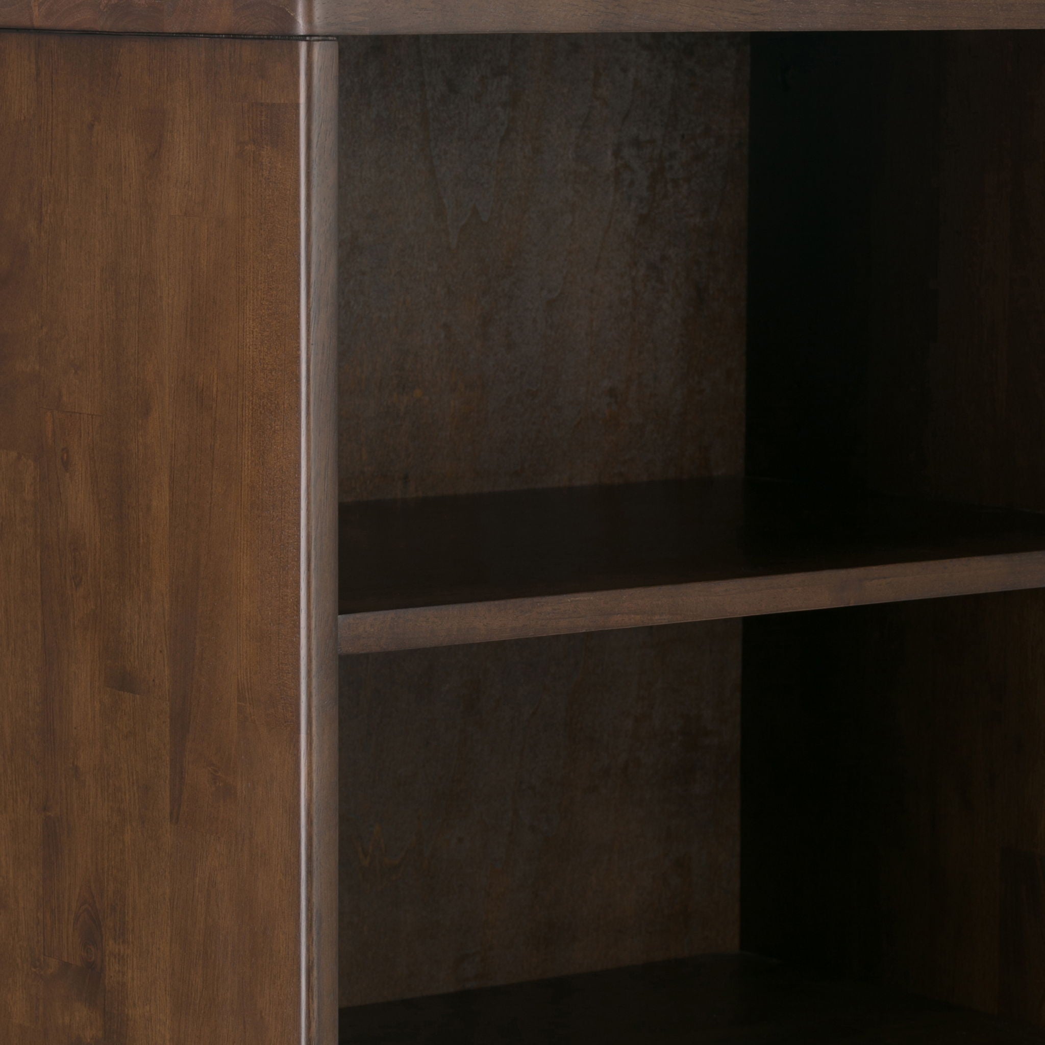 Harper - Bookcase With Storage - Walnut Brown